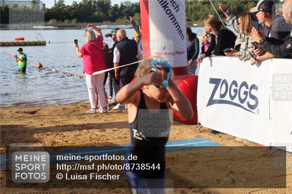 07.09.2025 - 19. Norderstedt Triathlon Luisa Fischer http://msf.ph/oto/8738544 07.09.2025 09:03:24 Schwimmen 21, 29, 36, 39, 40, 47 meine-sportfotos.de