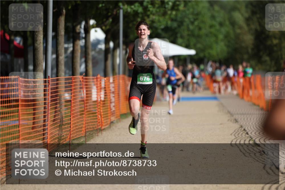 07.09.2025 - 19. Norderstedt Triathlon Michael Strokosch http://msf.ph/oto/8738733 07.09.2025 10:54:44 Laufen 99, 678 meine-sportfotos.de