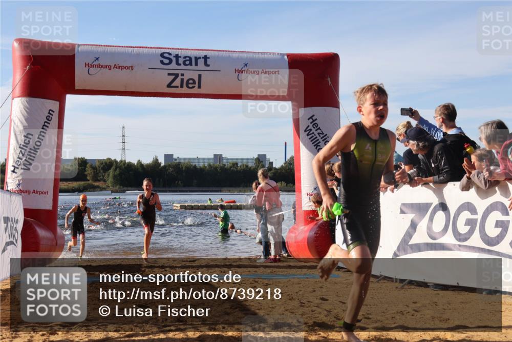 07.09.2025 - 19. Norderstedt Triathlon Luisa Fischer http://msf.ph/oto/8739218 07.09.2025 09:29:09 Schwimmen 586, 594, 600 meine-sportfotos.de