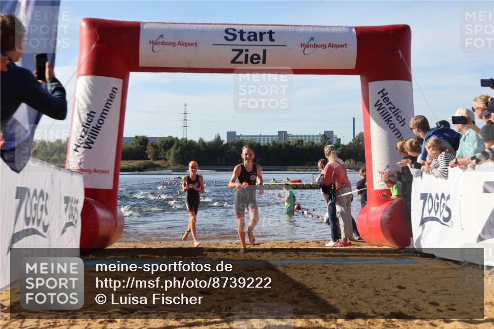 07.09.2025 - 19. Norderstedt Triathlon Luisa Fischer http://msf.ph/oto/8739222 07.09.2025 09:29:10 Schwimmen 586, 594, 600 meine-sportfotos.de