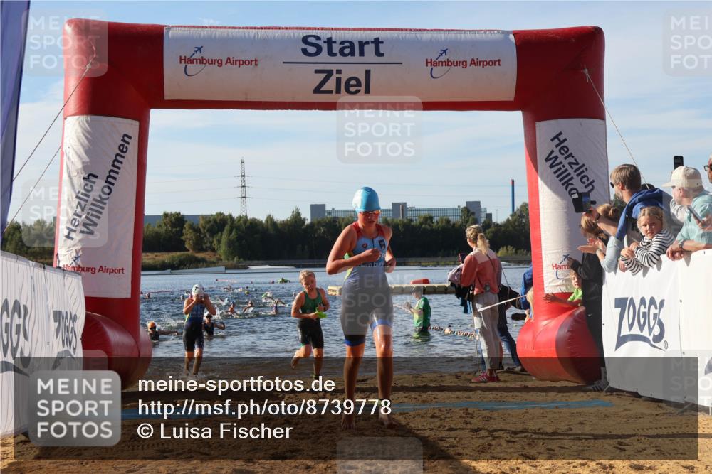 07.09.2025 - 19. Norderstedt Triathlon Luisa Fischer http://msf.ph/oto/8739778 07.09.2025 09:29:55 Schwimmen 556, 601, 603, 607, 634 meine-sportfotos.de