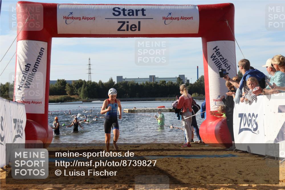 07.09.2025 - 19. Norderstedt Triathlon Luisa Fischer http://msf.ph/oto/8739827 07.09.2025 09:29:58 Schwimmen 601, 603, 607, 617, 625, 634 meine-sportfotos.de
