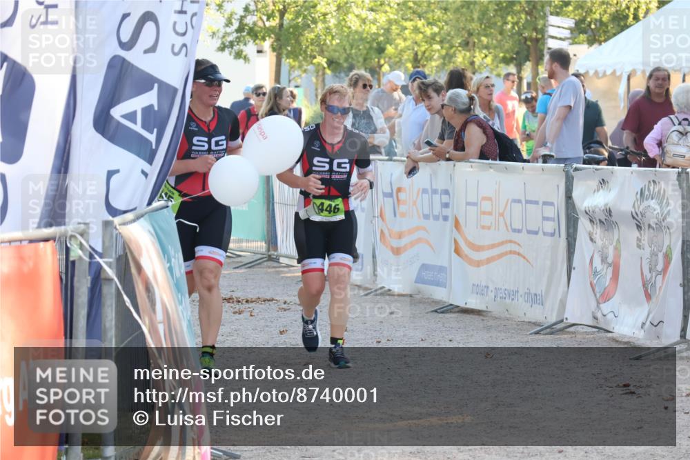07.09.2025 - 19. Norderstedt Triathlon Luisa Fischer http://msf.ph/oto/8740001 07.09.2025 16:52:36 Ziel  meine-sportfotos.de