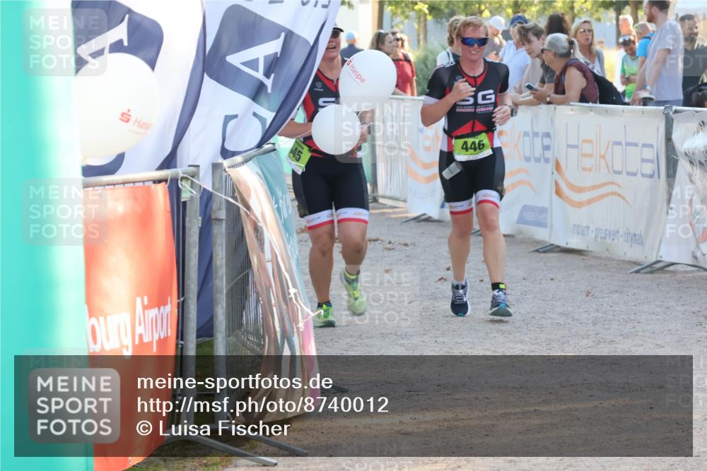 07.09.2025 - 19. Norderstedt Triathlon Luisa Fischer http://msf.ph/oto/8740012 07.09.2025 16:52:37 Ziel 445 meine-sportfotos.de