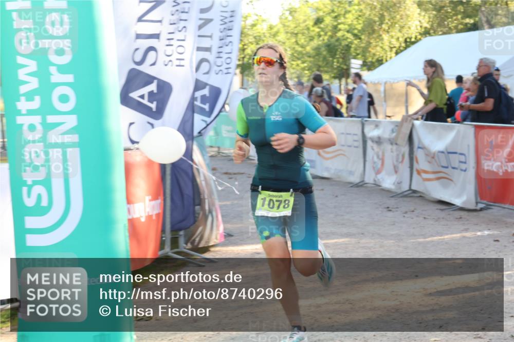 07.09.2025 - 19. Norderstedt Triathlon Luisa Fischer http://msf.ph/oto/8740296 07.09.2025 16:53:02 Ziel 1046, 1078 meine-sportfotos.de
