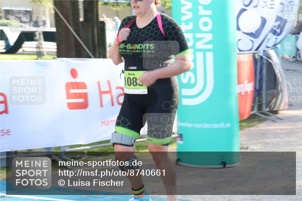 07.09.2025 - 19. Norderstedt Triathlon Luisa Fischer http://msf.ph/oto/8740661 07.09.2025 16:54:23 Ziel 1083 meine-sportfotos.de