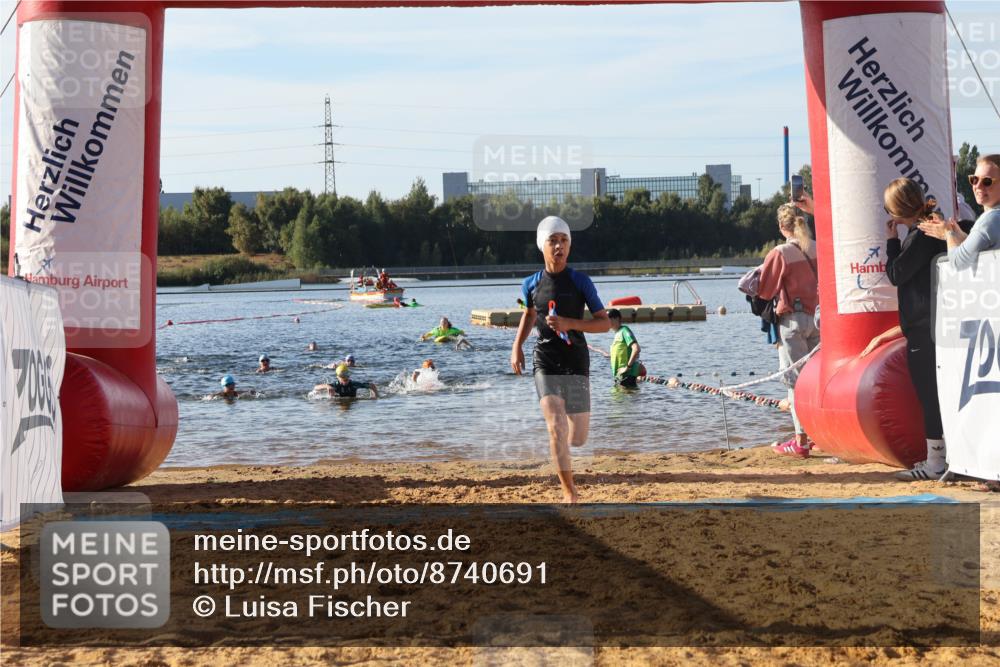 07.09.2025 - 19. Norderstedt Triathlon Luisa Fischer http://msf.ph/oto/8740691 07.09.2025 09:31:03 Schwimmen 564, 597, 602, 616, 621 meine-sportfotos.de