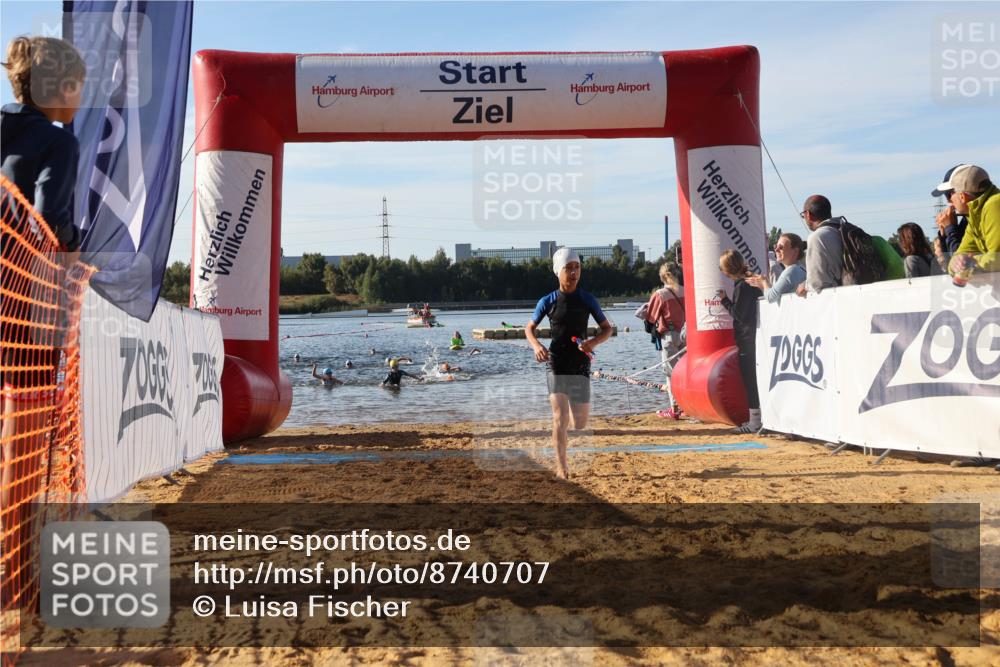 07.09.2025 - 19. Norderstedt Triathlon Luisa Fischer http://msf.ph/oto/8740707 07.09.2025 09:31:03 Schwimmen 564, 597, 602, 616, 621 meine-sportfotos.de