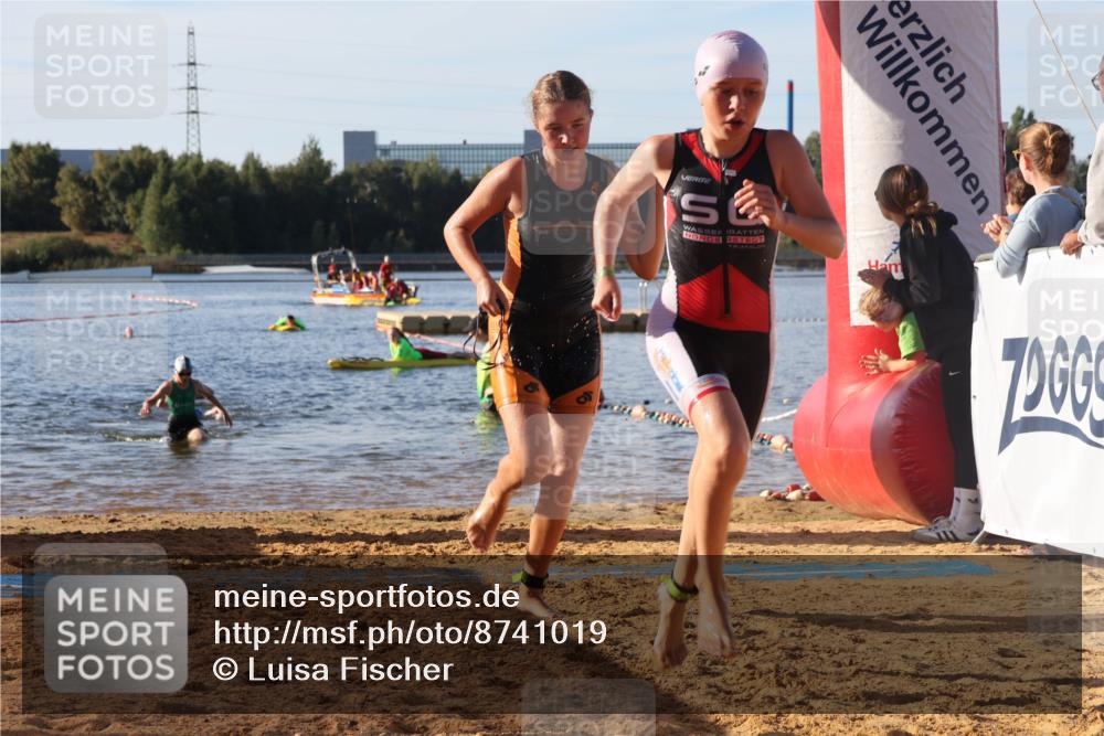 07.09.2025 - 19. Norderstedt Triathlon Luisa Fischer http://msf.ph/oto/8741019 07.09.2025 09:31:27 Schwimmen 571, 574, 579, 581, 632 meine-sportfotos.de