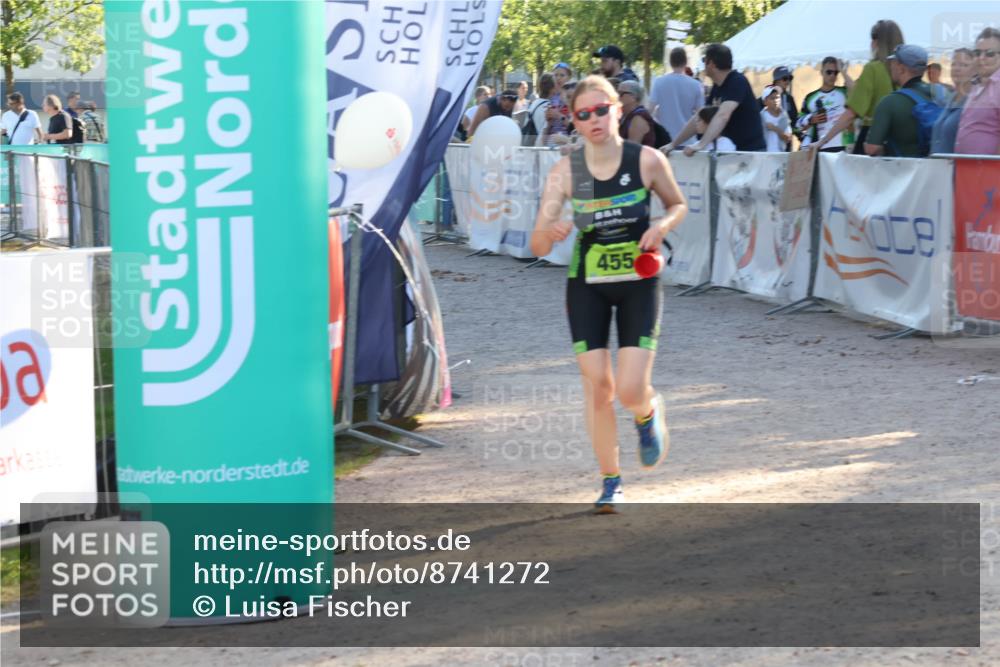 07.09.2025 - 19. Norderstedt Triathlon Luisa Fischer http://msf.ph/oto/8741272 07.09.2025 16:57:05 Ziel 455 meine-sportfotos.de