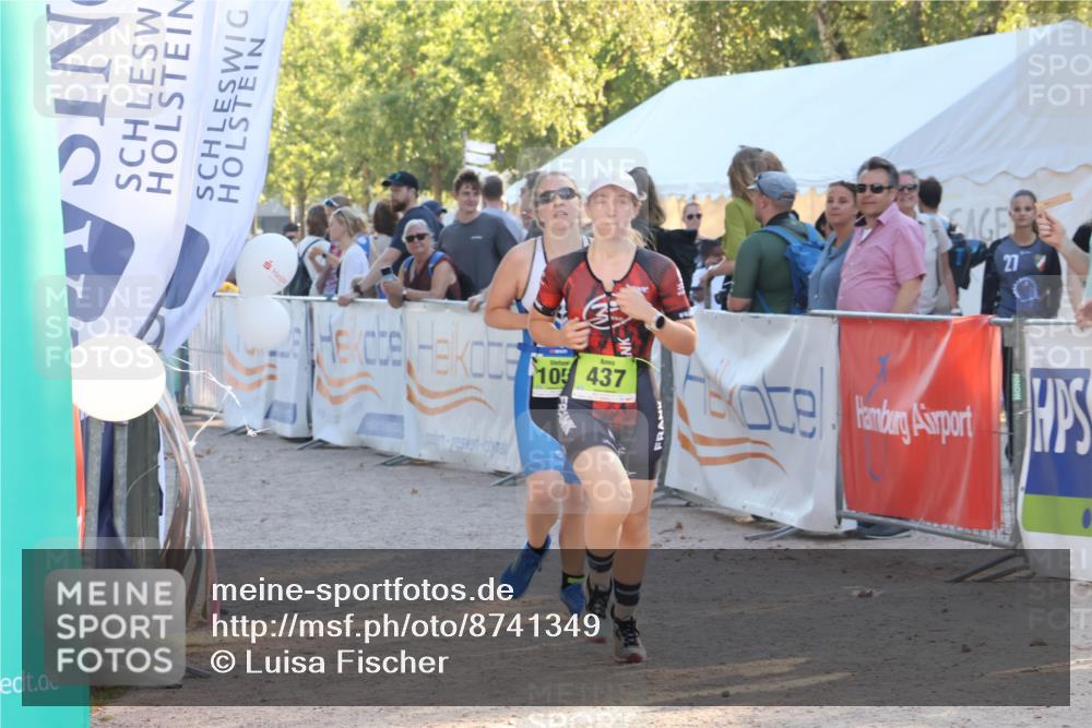 07.09.2025 - 19. Norderstedt Triathlon Luisa Fischer http://msf.ph/oto/8741349 07.09.2025 16:57:32 Ziel 437, 1056 meine-sportfotos.de
