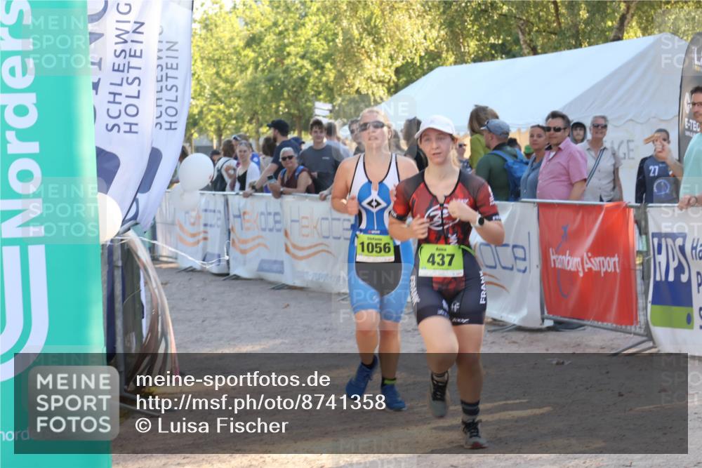 07.09.2025 - 19. Norderstedt Triathlon Luisa Fischer http://msf.ph/oto/8741358 07.09.2025 16:57:32 Ziel 437, 1056 meine-sportfotos.de