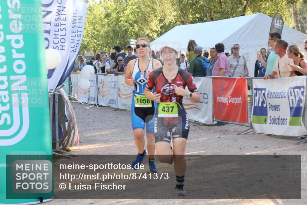 07.09.2025 - 19. Norderstedt Triathlon Luisa Fischer http://msf.ph/oto/8741373 07.09.2025 16:57:33 Ziel 437, 1056 meine-sportfotos.de