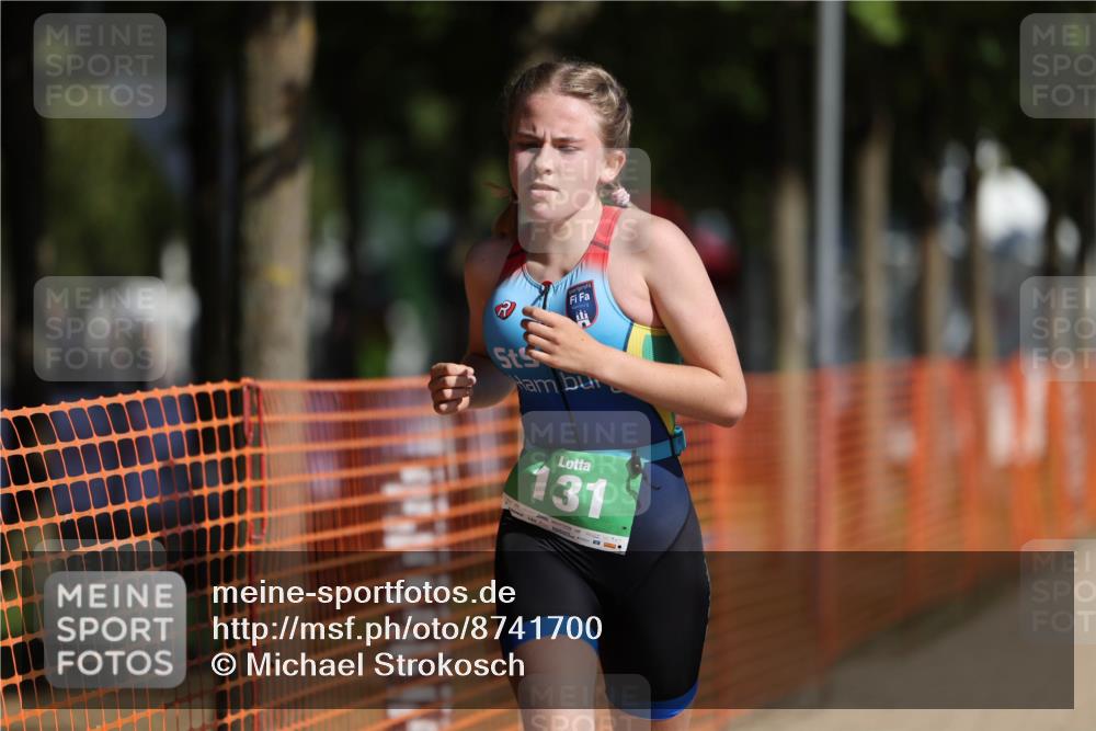 07.09.2025 - 19. Norderstedt Triathlon Michael Strokosch http://msf.ph/oto/8741700 07.09.2025 10:56:34 Laufen 131, 651 meine-sportfotos.de