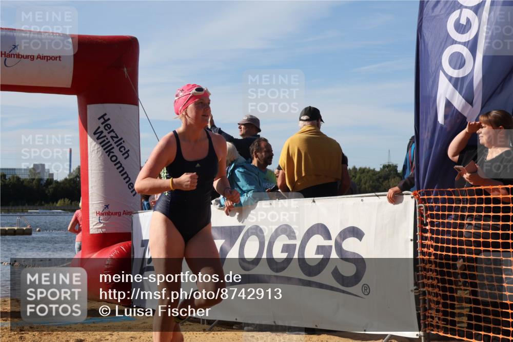 07.09.2025 - 19. Norderstedt Triathlon Luisa Fischer http://msf.ph/oto/8742913 07.09.2025 10:06:29 Schwimmen 1125, 1130, 1143, 1148 meine-sportfotos.de