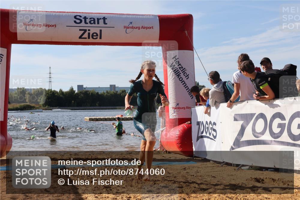 07.09.2025 - 19. Norderstedt Triathlon Luisa Fischer http://msf.ph/oto/8744060 07.09.2025 10:22:54 Schwimmen 109, 118, 131, 638, 670, 684 meine-sportfotos.de