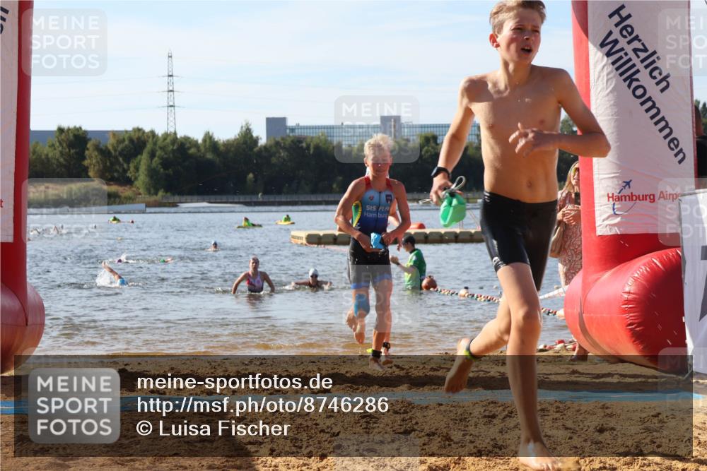 07.09.2025 - 19. Norderstedt Triathlon Luisa Fischer http://msf.ph/oto/8746286 07.09.2025 10:25:16 Schwimmen 77, 80, 91, 106, 127, 650 meine-sportfotos.de