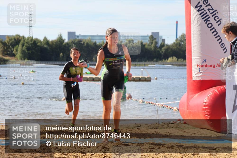 07.09.2025 - 19. Norderstedt Triathlon Luisa Fischer http://msf.ph/oto/8746443 07.09.2025 10:25:51 Schwimmen 99, 110 meine-sportfotos.de