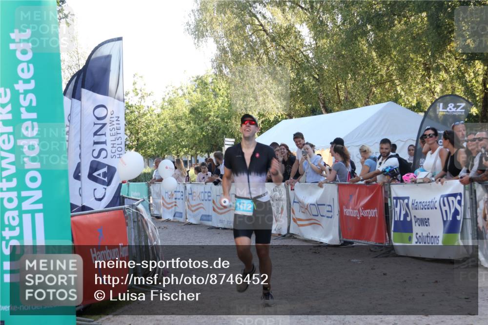 07.09.2025 - 19. Norderstedt Triathlon Luisa Fischer http://msf.ph/oto/8746452 07.09.2025 17:28:50 Ziel 1412 meine-sportfotos.de