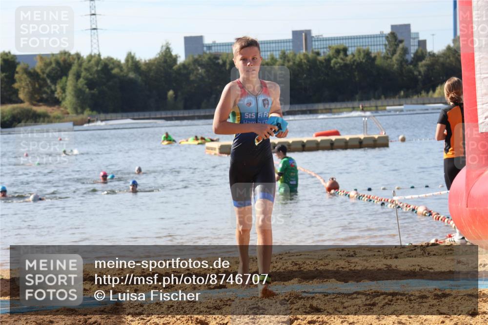 07.09.2025 - 19. Norderstedt Triathlon Luisa Fischer http://msf.ph/oto/8746707 07.09.2025 10:26:47 Schwimmen 78, 98 meine-sportfotos.de