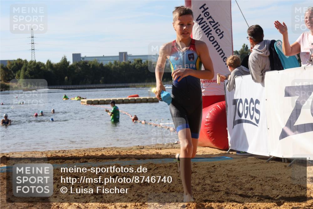 07.09.2025 - 19. Norderstedt Triathlon Luisa Fischer http://msf.ph/oto/8746740 07.09.2025 10:26:49 Schwimmen 98 meine-sportfotos.de