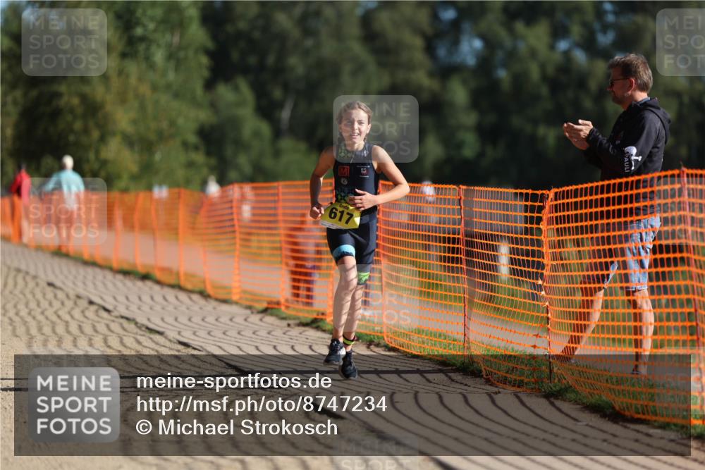 07.09.2025 - 19. Norderstedt Triathlon Michael Strokosch http://msf.ph/oto/8747234 07.09.2025 09:45:19 Laufen 592, 617 meine-sportfotos.de