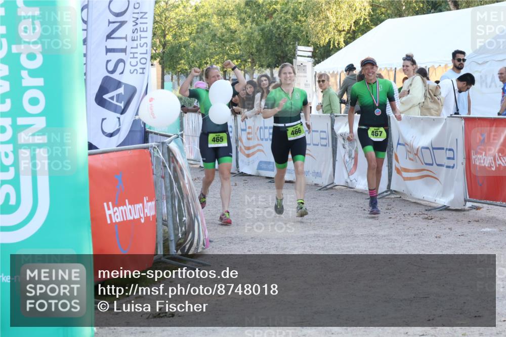 07.09.2025 - 19. Norderstedt Triathlon Luisa Fischer http://msf.ph/oto/8748018 07.09.2025 17:38:27 Ziel 466 meine-sportfotos.de