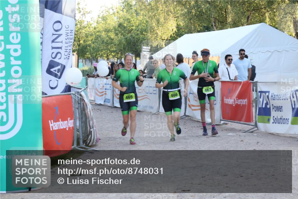 07.09.2025 - 19. Norderstedt Triathlon Luisa Fischer http://msf.ph/oto/8748031 07.09.2025 17:38:28 Ziel 466 meine-sportfotos.de