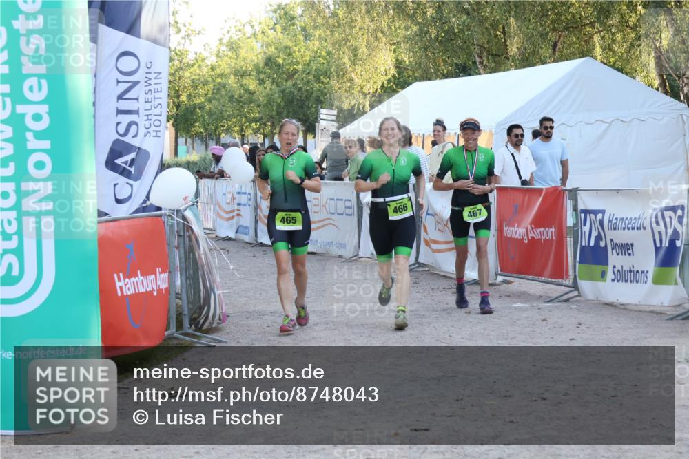 07.09.2025 - 19. Norderstedt Triathlon Luisa Fischer http://msf.ph/oto/8748043 07.09.2025 17:38:28 Ziel 466 meine-sportfotos.de