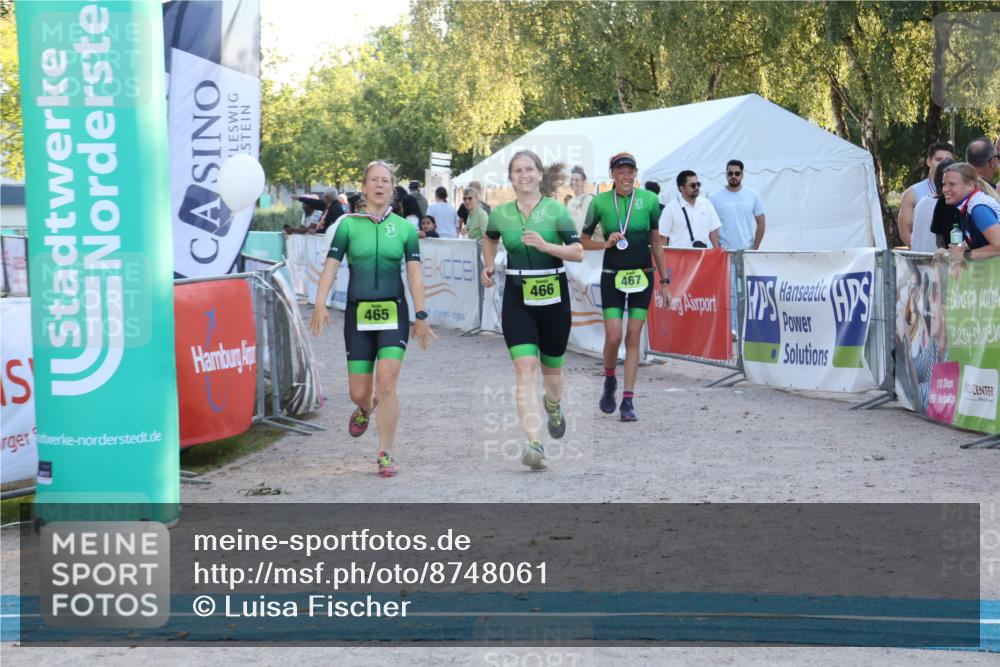 07.09.2025 - 19. Norderstedt Triathlon Luisa Fischer http://msf.ph/oto/8748061 07.09.2025 17:38:29 Ziel 466 meine-sportfotos.de