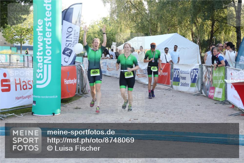 07.09.2025 - 19. Norderstedt Triathlon Luisa Fischer http://msf.ph/oto/8748069 07.09.2025 17:38:30 Ziel 466 meine-sportfotos.de