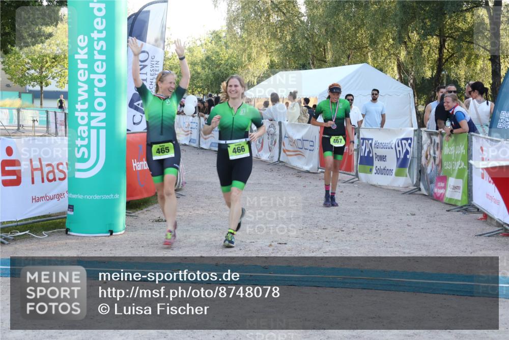 07.09.2025 - 19. Norderstedt Triathlon Luisa Fischer http://msf.ph/oto/8748078 07.09.2025 17:38:30 Ziel 466 meine-sportfotos.de