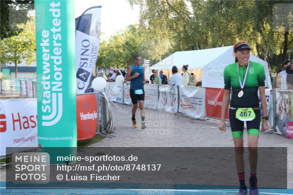 07.09.2025 - 19. Norderstedt Triathlon Luisa Fischer http://msf.ph/oto/8748137 07.09.2025 17:38:35 Ziel 466, 924 meine-sportfotos.de