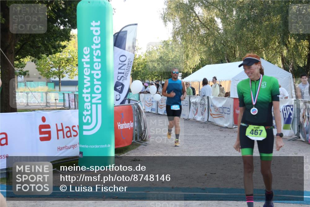 07.09.2025 - 19. Norderstedt Triathlon Luisa Fischer http://msf.ph/oto/8748146 07.09.2025 17:38:36 Ziel 466, 924 meine-sportfotos.de
