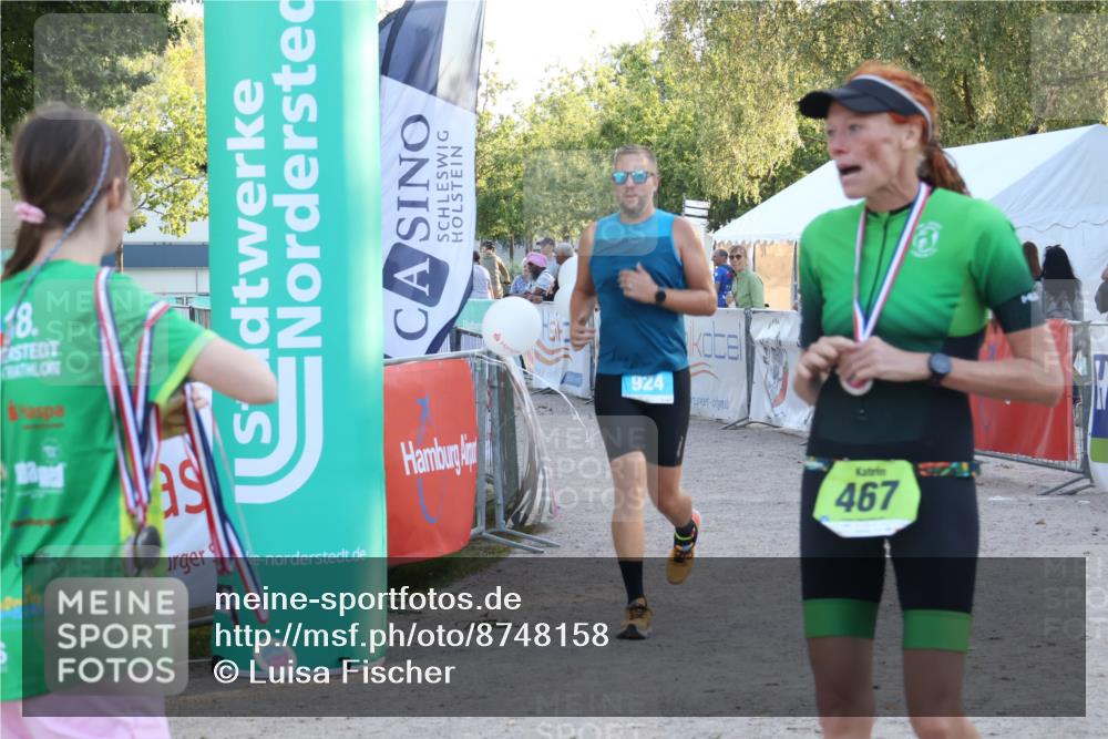 07.09.2025 - 19. Norderstedt Triathlon Luisa Fischer http://msf.ph/oto/8748158 07.09.2025 17:38:37 Ziel 466, 924 meine-sportfotos.de
