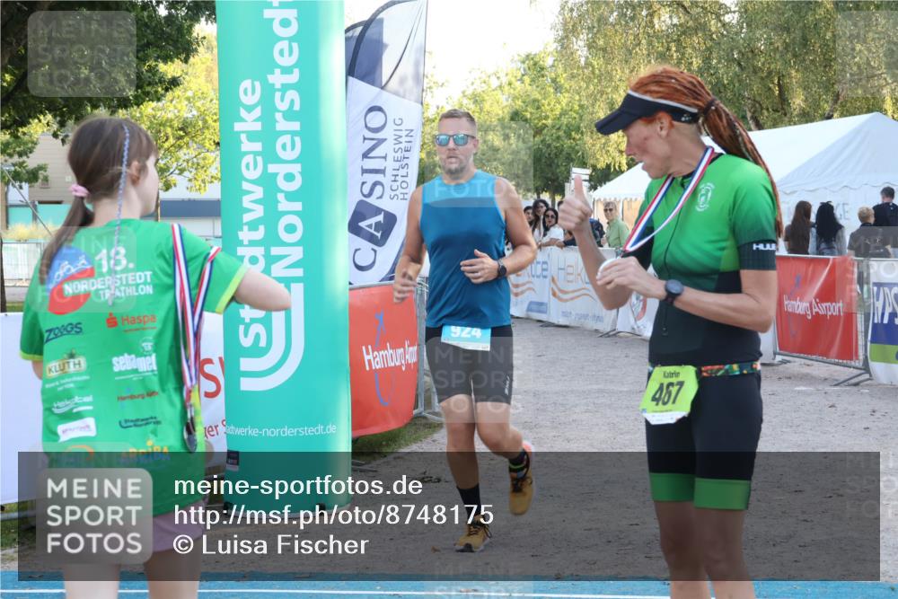 07.09.2025 - 19. Norderstedt Triathlon Luisa Fischer http://msf.ph/oto/8748175 07.09.2025 17:38:38 Ziel 466, 924 meine-sportfotos.de
