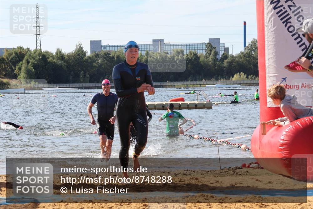 07.09.2025 - 19. Norderstedt Triathlon Luisa Fischer http://msf.ph/oto/8748288 07.09.2025 10:51:44 Schwimmen 204, 844, 1211 meine-sportfotos.de