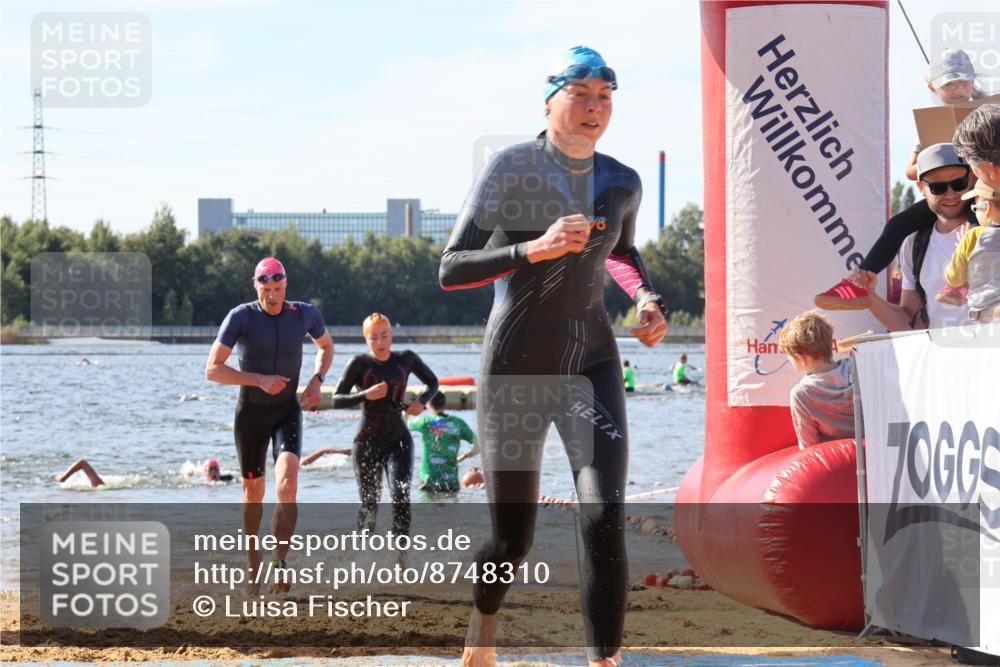 07.09.2025 - 19. Norderstedt Triathlon Luisa Fischer http://msf.ph/oto/8748310 07.09.2025 10:51:45 Schwimmen 204, 844, 1211 meine-sportfotos.de