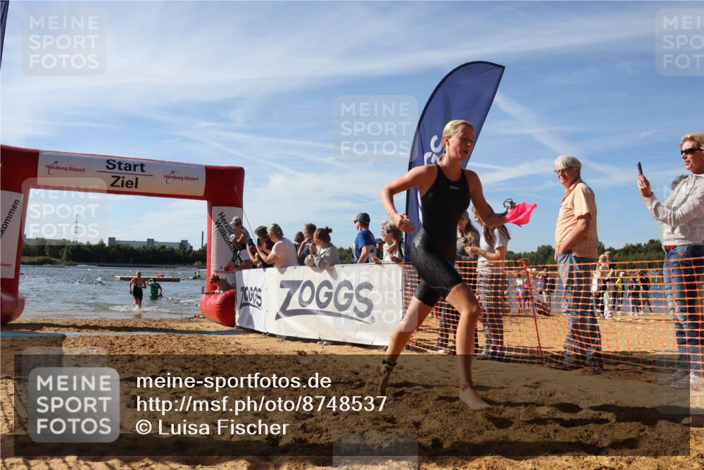 07.09.2025 - 19. Norderstedt Triathlon Luisa Fischer http://msf.ph/oto/8748537 07.09.2025 10:52:15 Schwimmen 1155, 1170, 1340 meine-sportfotos.de