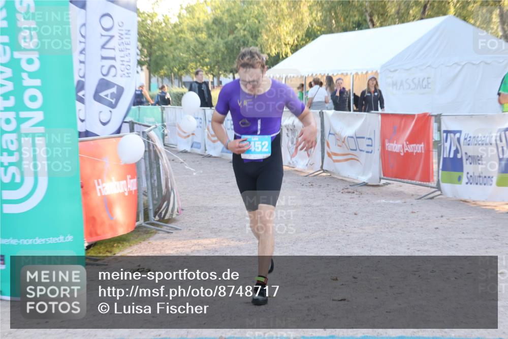 07.09.2025 - 19. Norderstedt Triathlon Luisa Fischer http://msf.ph/oto/8748717 07.09.2025 17:58:42 Ziel 1452 meine-sportfotos.de