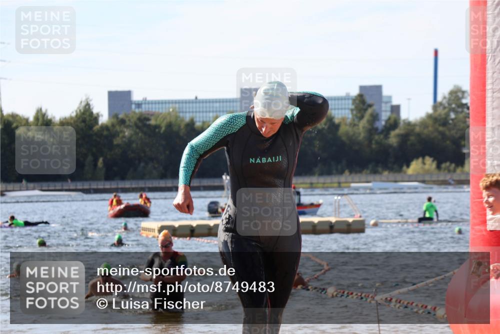 07.09.2025 - 19. Norderstedt Triathlon Luisa Fischer http://msf.ph/oto/8749483 07.09.2025 10:57:14 Schwimmen 1218, 1228, 1394 meine-sportfotos.de