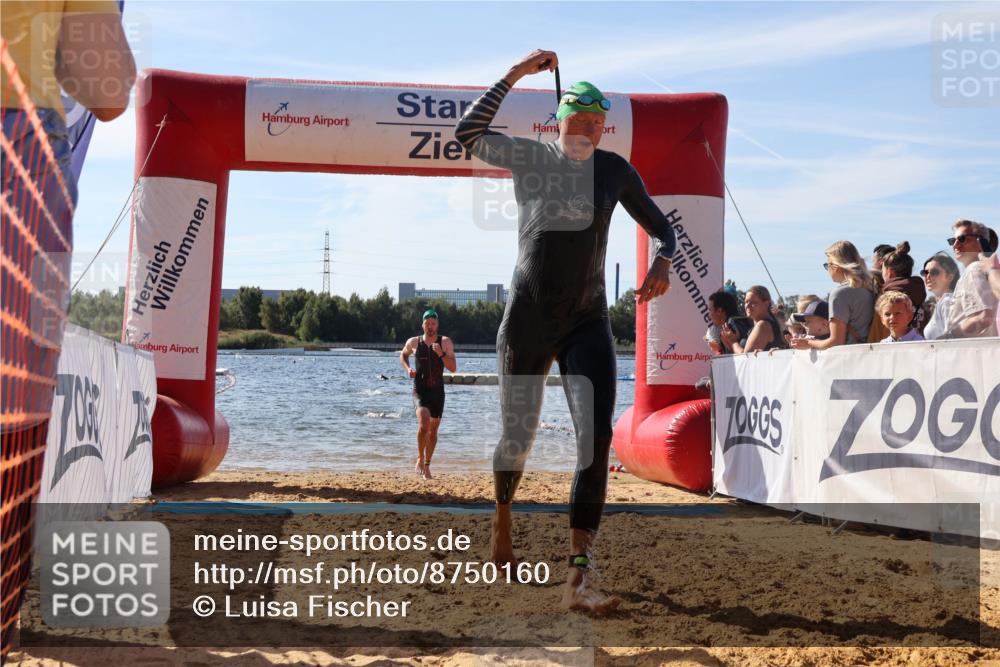 07.09.2025 - 19. Norderstedt Triathlon Luisa Fischer http://msf.ph/oto/8750160 07.09.2025 11:14:14 Schwimmen 746, 787 meine-sportfotos.de