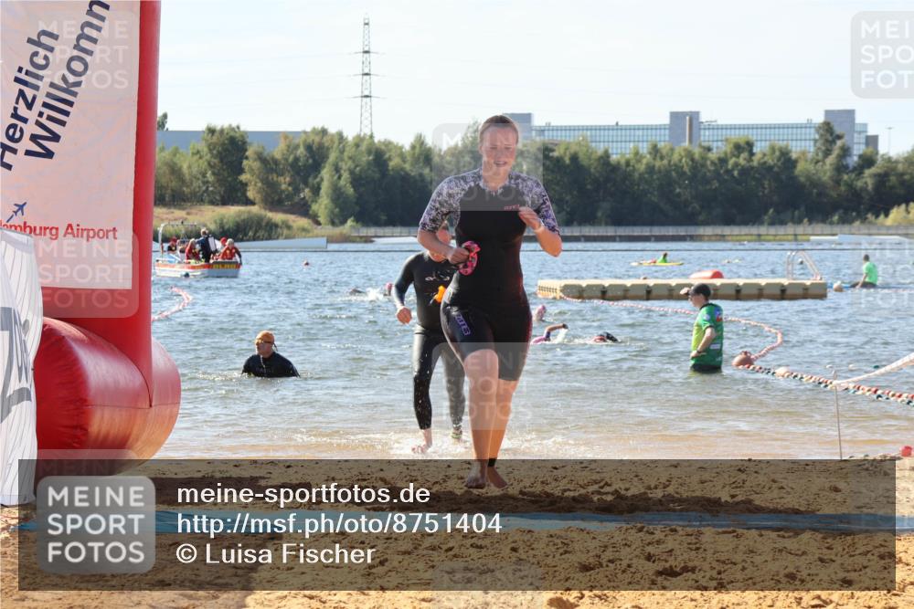 07.09.2025 - 19. Norderstedt Triathlon Luisa Fischer http://msf.ph/oto/8751404 07.09.2025 11:19:05 Schwimmen 155, 184, 1371 meine-sportfotos.de
