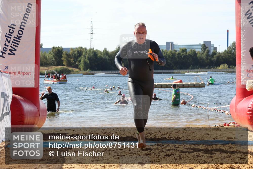 07.09.2025 - 19. Norderstedt Triathlon Luisa Fischer http://msf.ph/oto/8751431 07.09.2025 11:19:09 Schwimmen 155, 184, 1371 meine-sportfotos.de