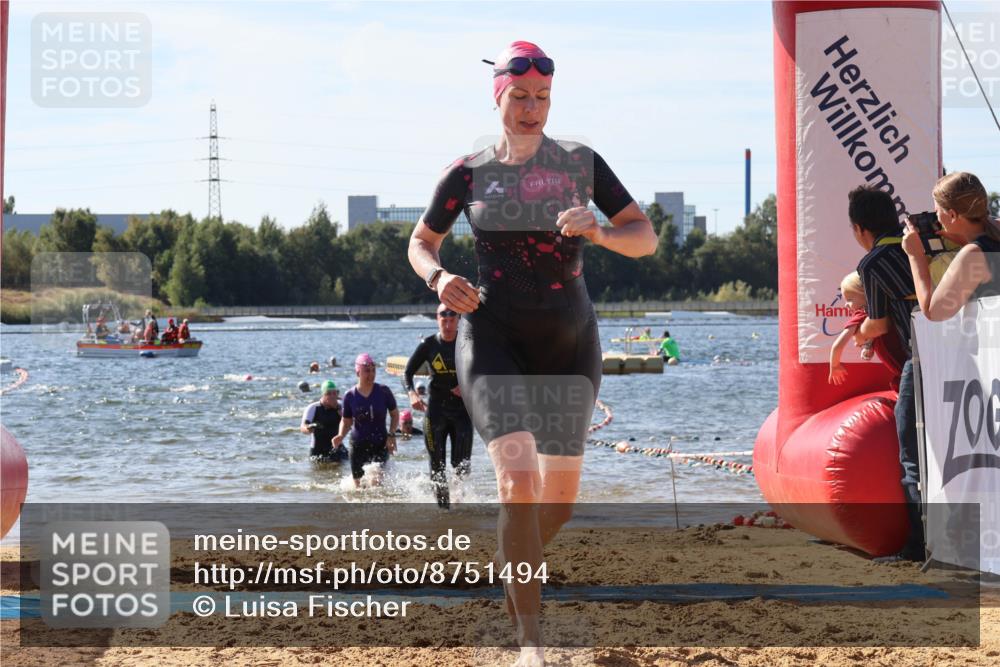 07.09.2025 - 19. Norderstedt Triathlon Luisa Fischer http://msf.ph/oto/8751494 07.09.2025 11:19:23 Schwimmen 201, 303, 1246, 1265 meine-sportfotos.de