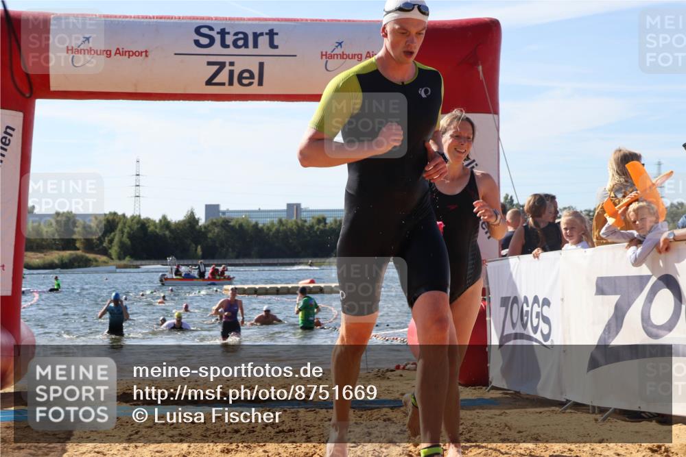 07.09.2025 - 19. Norderstedt Triathlon Luisa Fischer http://msf.ph/oto/8751669 07.09.2025 11:19:46 Schwimmen 279, 803, 1267, 1368 meine-sportfotos.de