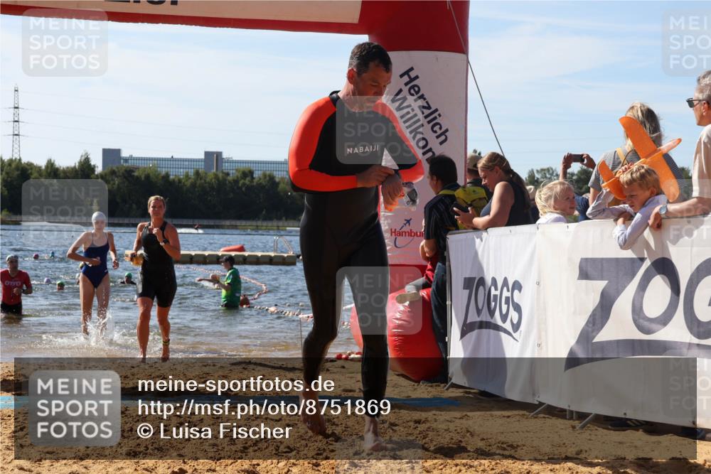 07.09.2025 - 19. Norderstedt Triathlon Luisa Fischer http://msf.ph/oto/8751869 07.09.2025 11:20:28 Schwimmen 731, 775, 845 meine-sportfotos.de