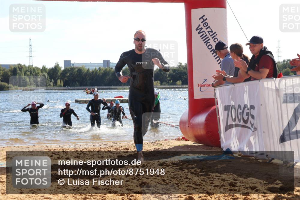07.09.2025 - 19. Norderstedt Triathlon Luisa Fischer http://msf.ph/oto/8751948 07.09.2025 15:32:03 Schwimmen 485, 518, 532, 552, 1071 meine-sportfotos.de