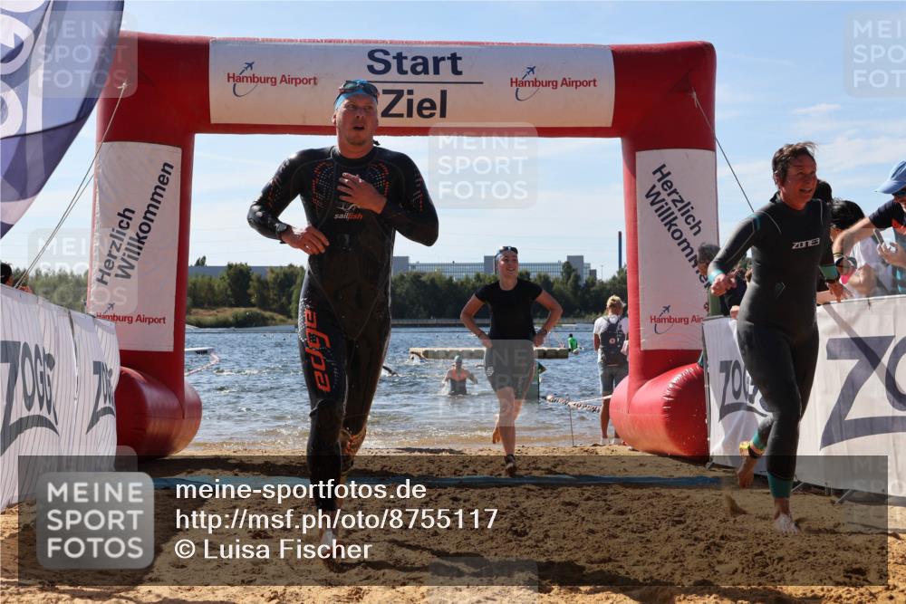 07.09.2025 - 19. Norderstedt Triathlon Luisa Fischer http://msf.ph/oto/8755117 07.09.2025 11:44:24 Schwimmen 216, 1280, 1361, 1378 meine-sportfotos.de