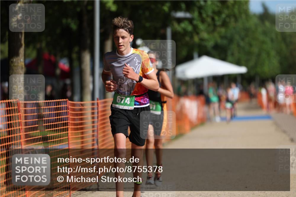 07.09.2025 - 19. Norderstedt Triathlon Michael Strokosch http://msf.ph/oto/8755378 07.09.2025 11:00:04 Laufen 91, 674 meine-sportfotos.de